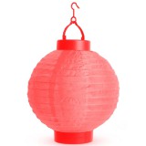 LED-es lampion 20cm Piros 11399RD