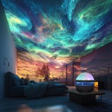 LED északi fény projektor lámpa