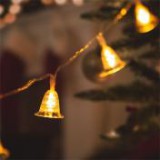 Led fényfüzér csengettyű - Family Christmas, 58216