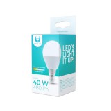 LED izzó, E14 foglalat, G45, 6W, 4500K, 480lm, semleges fehér fény, Forever Light
