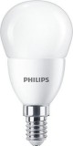 LED izzó, E14, kisgömb, P48, 7W, 806lm, 2700K, PHILIPS CorePro (PLED54)