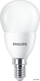 LED izzó, E14, kisgömb, P48, 7W, 806lm, 4000K, PHILIPS 'CorePro'