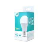 LED izzó, E27 foglalat, A60, 10W, 3000K, 806lm, semleges fehér fény, Forever Light