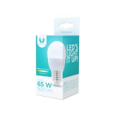 LED izzó, E27 foglalat, G45, kerámia, 10W, 4500K, 900lm, semleges fehér fény, Forever Light