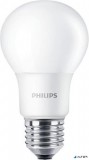 LED izzó, E27, gömb, A60, 5.5W, 470lm, 2700K, PHILIPS "CorePro"