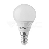LED izzó SAMSUNG Chip 4.5W E14 P45 Plastic 3000K
