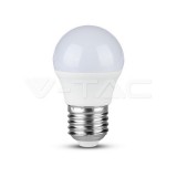LED izzó SAMSUNG Chip 4.5W E27 A++ G45 műanyag 6400K