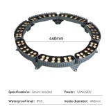 LED kültéri fa- és falmegvilágító lámpa