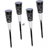 LED leszúrható szolár lámpa 4 db