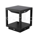 LED Napelemes kültéri lámpa, fekete színű 3000K