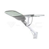 LED Napelemes utcai lámpa, SAMSUNG Chippel 50W, fehér színű, 6400K