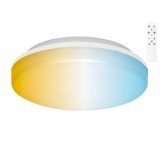 LED nedvességálló mennyezeti lámpa 24W CCT távirányítóval