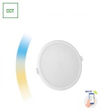 LED panel, fehér, 3000K-6500K szabályozható, beépített LED, 1150 lm, CRI 80, 120°, SPECTRUM LED SLI038016CCT