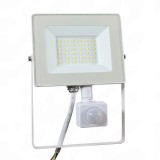 Led reflektor 30W, 3300 lumen, mozgásérzékelővel, IP65, vízálló. 4000 kelvin, közép fehér. Life Light Led