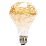 LED rézhuzalos izzószálas izzó D95 E27 1.2W