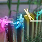 LED szolár fényfüzér, szitakötő - 2,9 m