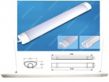 Led Tri-proof, IP65 vízálló ipari lámpa, 150 cm, 44W, 4550 lumen, 58mm, 4000K, közép fehér