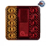 Ledes hátsólámpa 14led 12V (X0103)