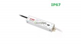 LEDIS 20W DC12 IP67 stabilizált LED tápegység, 140x29x21 mm, 3 év garancia