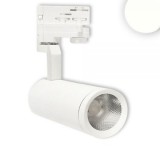 LEDIUM 3 fázisú LED reflektor, sínre szerelhető, 28W, 2076 lm, 60°,matt fehér, 4000K természetes fehér
