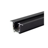 LEDIUM 3-fázisú S1 süllyesztett sín, 2m, fekete