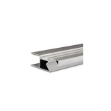 LEDIUM Hide Async felületre szerelhető alumínium LED profil, 16mm, 14mm, ezüst eloxált, 2m