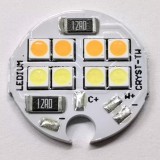 LEDIUM LED modul 15V 3W CCT 2200K+6500K - átmérő: 21mm, MCPCB alunyákon