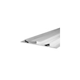 LEDIUM LED profil gipszkartonhoz, dupla ív, eloxált alumínium, 2m