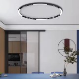 Ledium Magnetis MG20 S1 mágneses LED világítási sín, 100 cm gyűrű, 48V, 4 vezetékes,felületre szerelt/függesztett, fekete