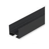 LEDIUM Tunnel kábelvezető sín LED profilokhoz, fekete, 2m
