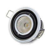 LEDIUM Vízálló IP65 süllyesztett LED spotlámpa 10W, 800 lm, 3000K melegfehér, fényerőszabályozható