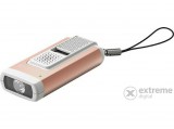 Ledlenser K6R safety tölthető kulcstartós lámpa riasztóval, rózsa arany