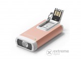 Ledlenser K6R tölthető kulcstartós lámpa, rózsa arany