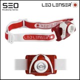 Ledlenser LED Lenser SEO5 Piros fejlámpa (SEO5-6106TIB) - Bontott termék!