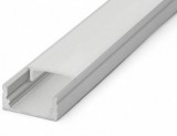 LEDmaster Felületre szerelhető aluprofil, opál fedéllel