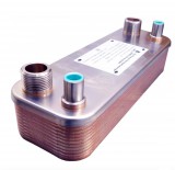 LEDNET Gáz-folyadék hőcserélő Freon hőcserélő 34 lemezes Ba-26-34-F hűtőközegekhez 0,88m²