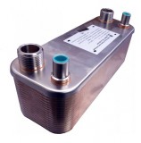 LEDNET Gáz-folyadék hőcserélő Freon hőcserélő 70 lemezes Ba-26-70-F hűtőközegekhez 1,82m²