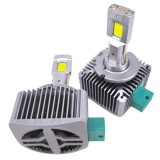 LEDtech D3S LED izzó CANBUS 6000K Jégfehér - Hideg fehér 5084 CSP LED autóba - D-series 7200 lm - 2db-os készlet ✔️