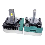 LEDtech D5S LED izzó CANBUS 6000K Jégfehér - Hideg fehér 3670 CSP LED autóba - D-series 7200 lm ✔️