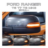 LEDtech Ford Ranger T6 T7 T8 MK3 2011- dinamikus LED - LEDES Tükör Index futófényes tükörindex 1735988 1735989✔️