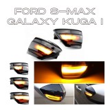 LEDtech Ford S-Max C-Max Kuga Galaxy dinamikus LED - LEDES Tükör Index futófényes tükörindex 1405019 2057115✔️
