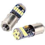 LEDtech H6W BAX9S LED izzó égő Jégfehér - Hideg fehér 6500K Canbus 2db-os készlet✔️