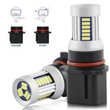 LEDtech P13W LED izzó égő Jégfehér - Hideg fehér 6500K Canbus 2db-os készlet✔️ MS820983 N10737301