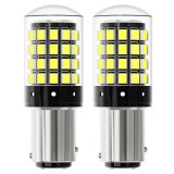 LEDtech P21/5W BAY15D CANBUS FEHÉR JÉGFEHÉR HIDEG FEHÉR LED izzó égő 12V 2db-os készlet✔️