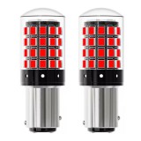 LEDtech P21/5W BAY15D CANBUS PIROS LED féklámpa / helyzetjelző  izzó égő 12V 2db-os készlet✔️