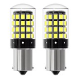 LEDtech P21W BA15S CANBUS FEHÉR JÉGFEHÉR HIDEG FEHÉR LED LED-es tolatólámpa izzó égő 12V ✔️