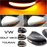 LEDtech VW Volkswagen Golf 6 MK6 Touran LED - LEDES Tükör Index futófényes tükörindex 5K0949101 5K0949101A 5K0949102 5K0949102A✔️