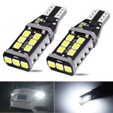 LEDtech W16W T15 LED izzó égő Jégfehér - Hideg fehér 6500K Canbus 2db-os készlet✔️