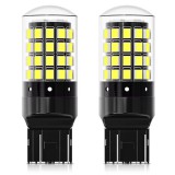 LEDtech W21/5W 7443 T20 CANBUS FEHÉR JÉGFEHÉR HIDEG FEHÉR LED LED-es izzó égő CANBUS 12V ✔️