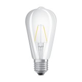Ledvance Osram Star átlátszó üveg búra/2,5W/250lm/2700K/E27 LED Edison körte izzó